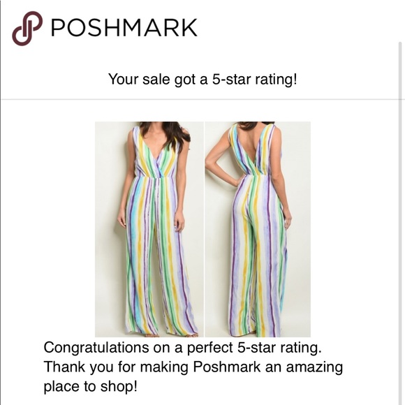 GIRLY & FLIRTY RAINBOW STRIPE JUMPSUIT - Picture 3 of 6